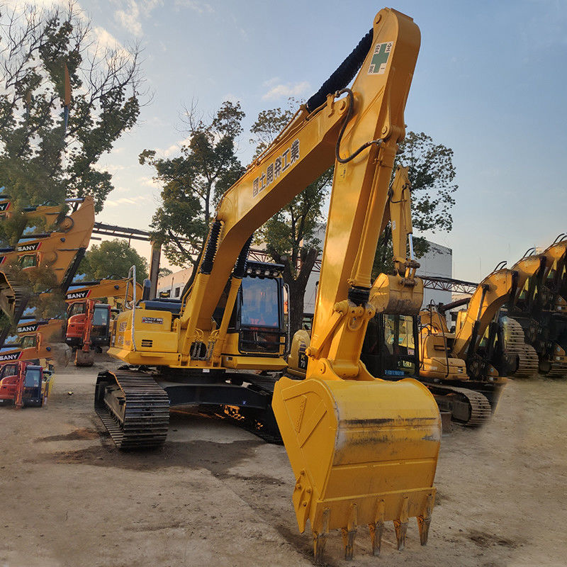 2017 Χρησιμοποιούμενος εξορυκτής Komatsu PC200 εξορυκτής 20 τόνων Crawler εξορυκτής με πρωτότυπο κινητήρα