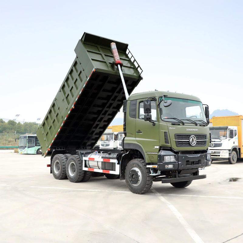 Ντονγκ Φονγκ Πράσινο 6*4 RHD 430HP Τρακ Νταμπ Τίπερ πίσω κάμερα υψηλής χωρητικότητας φορτίο 21-30T