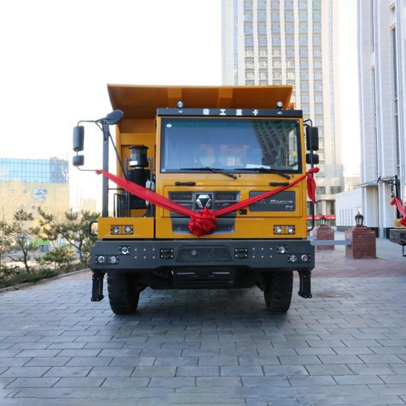 Χρησιμοποιημένο φορτηγό απορριμμάτων 6X4 Υδραυλικό φορτηγό εξόρυξης με πίσω κάμερα 360° και τύπο καυσίμου ντίζελ