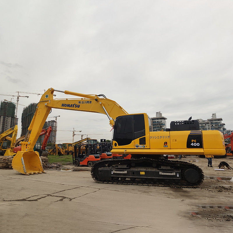 40 τόνων Excavator Crawler Χρησιμοποιείται στην Ιαπωνία Excavator Komatsu PC400-8 με και αρχικό κινητήρα