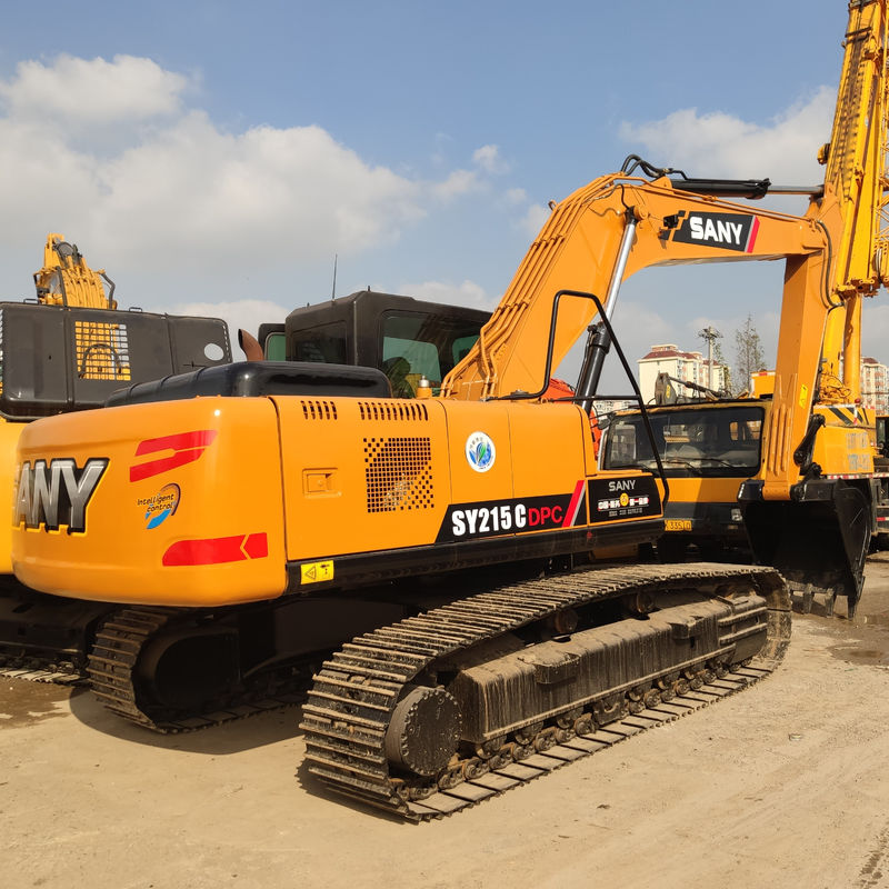 Χρησιμοποιημένη μηχανή Sany 215C Excavator Digger με 21 τόνους και βάρος 21900 KG