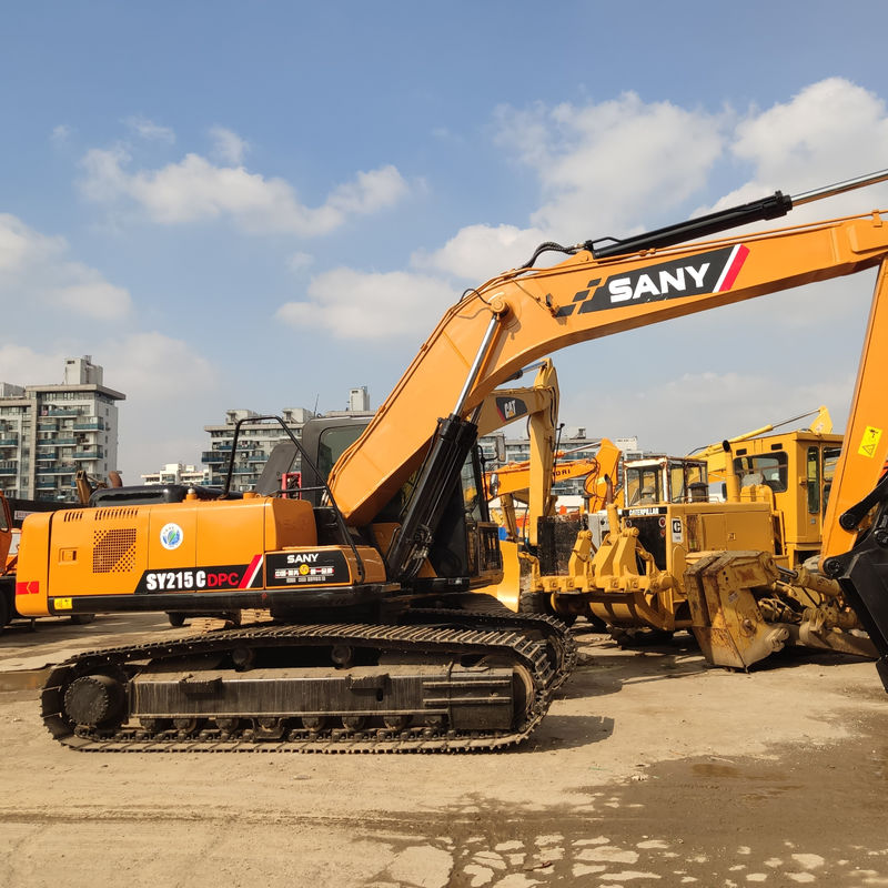 Χρησιμοποιημένη μηχανή Sany 215C Excavator Digger με 21 τόνους και βάρος 21900 KG