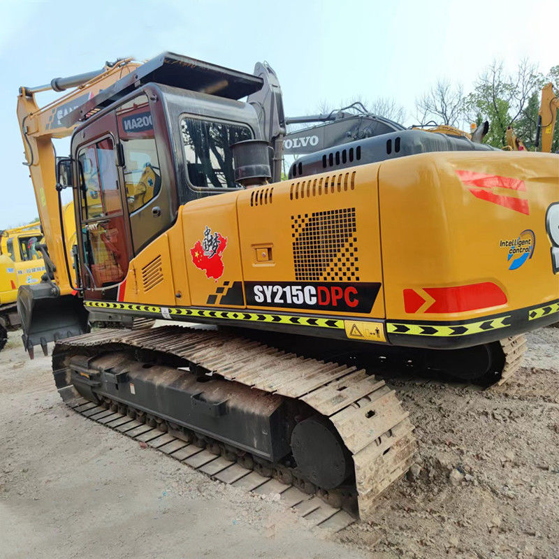 Η Sany SY215C Digger Excavator Yanmar Bucket Crawler Excavator Machine για επαγγελματίες
