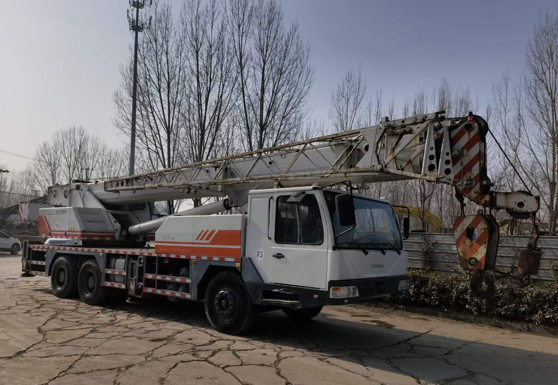 Ζουμλίον QY25V 25t μεταχειρισμένο γερανό φορτηγού με υδραυλική αντλία σε άριστη κατάσταση λειτουργίας