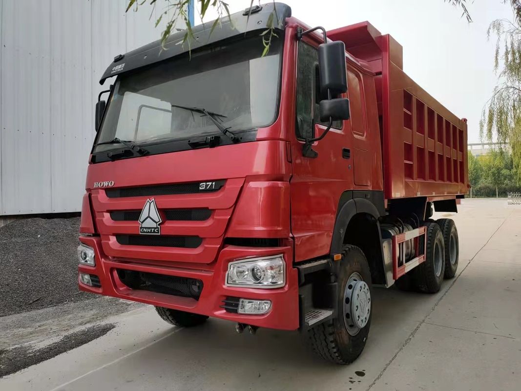 Sinotruk Howo Τρικάκια 6x4 371hp 10 τροχοφόρο φορτηγό με μηχανοκίνητο κρουαζιέρα