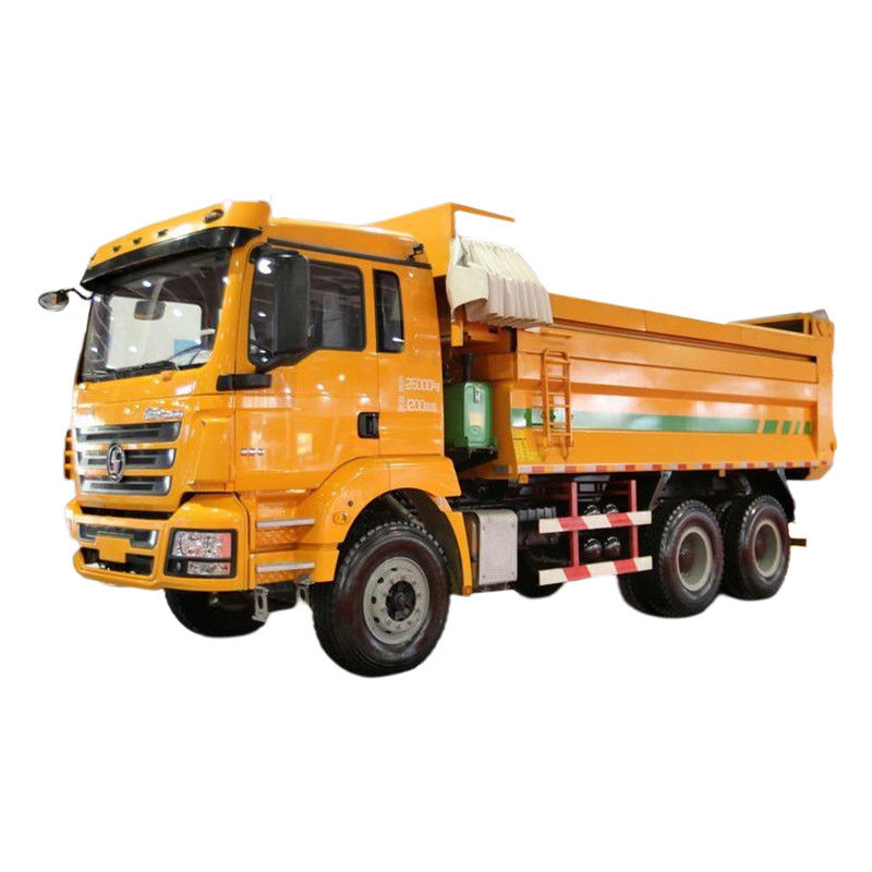 Shacman 6x4 βαρύ φορτηγό σκουπιδιών με χωρητικότητα φορτίου 31-40T και 13.00/2.0-25 τροχιά