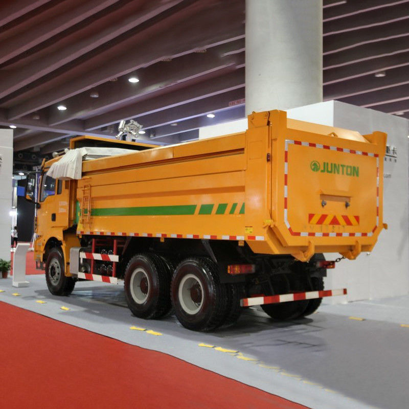 Shacman 6x4 βαρύ φορτηγό σκουπιδιών με χωρητικότητα φορτίου 31-40T και 13.00/2.0-25 τροχιά