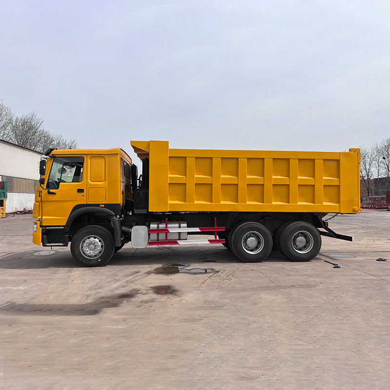Μέγιστη ροπή Nm 1000-1500Nm Sino Howo 6x4 Χρησιμοποιούμενο φορτηγό βυθού σε καλή κατάσταση