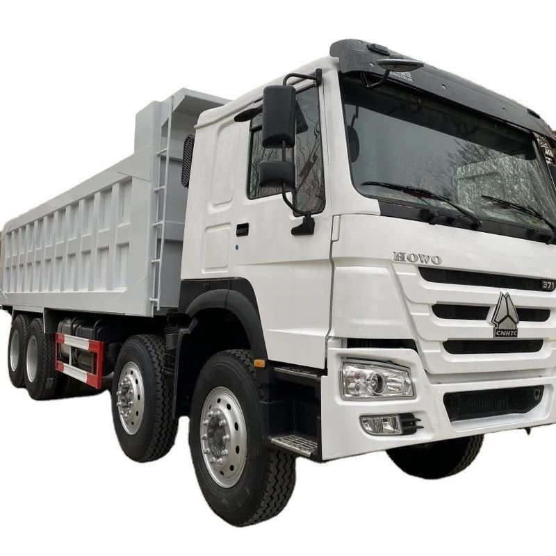Χρησιμοποιούμενο φορτηγό 371HP 8*4 για το χτίσιμο ορυχείο 35 τόνων φορτηγό σκουπιδιών WEICHAI κινητήρα