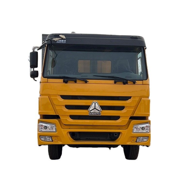 ABS και χωρητικότητα κινητήρα 8L Πλήρως ανακαινισμένο 371HP HOWO φορτηγό για μεταφορά