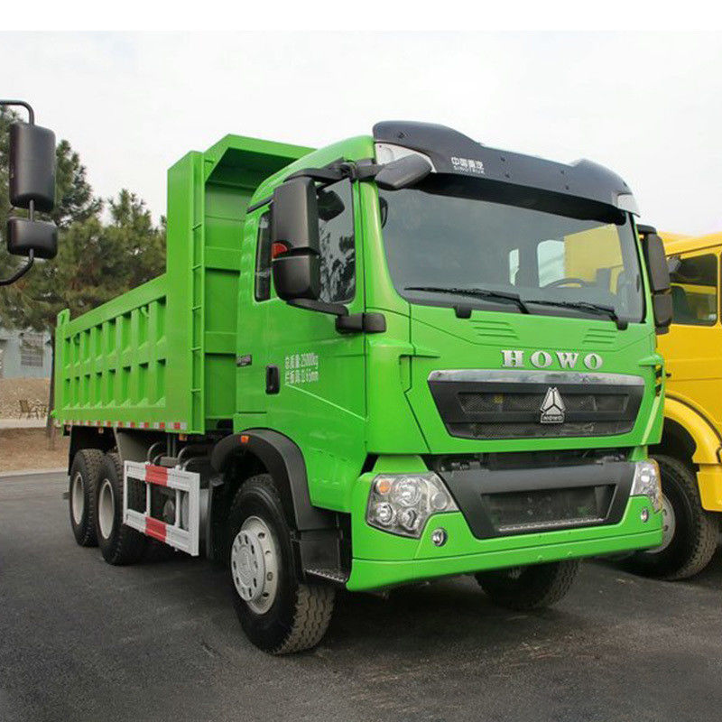 ABS και χωρητικότητα κινητήρα 8L Πλήρως ανακαινισμένο 371HP HOWO φορτηγό για μεταφορά