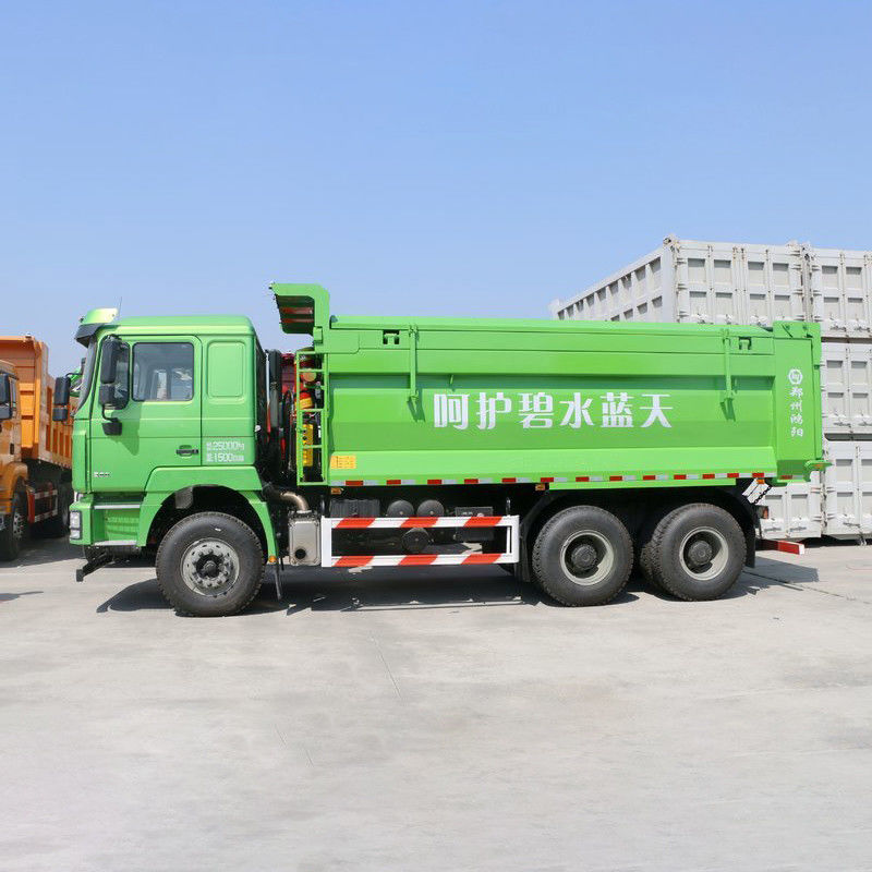 SHACMAN f3000 380 hp 10 ελαστικά dump tipper φορτηγό που χρησιμοποιείται και με αέρα ανάρτηση κάθισμα του οδηγού