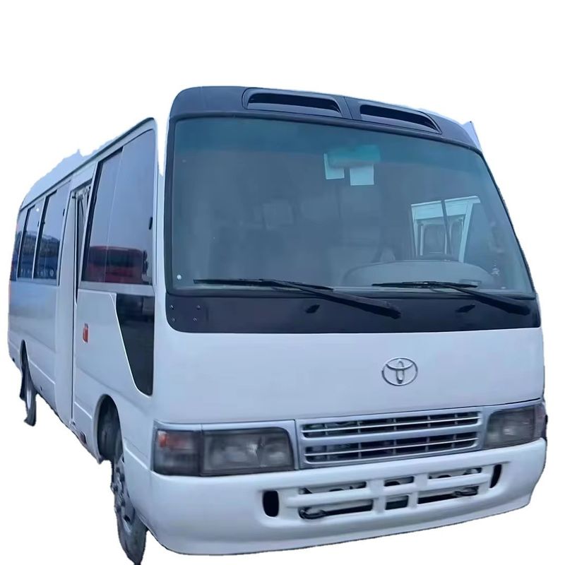 Αριστερά οδήγηση Toyota Coaster Bus με αριστερή οδήγηση και μετρήσεις 7005*2040*2785mm
