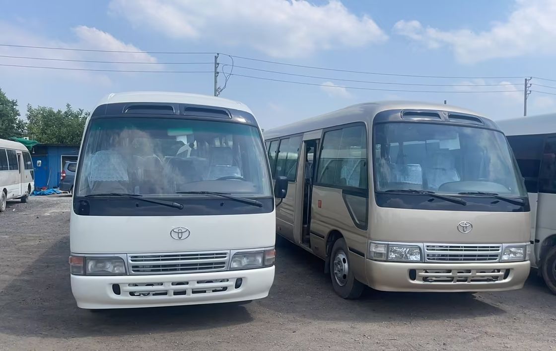 7m 30 θέσεις Toyo Ta Coaster Μηχανή λεωφορείου χωρητικότητα 4L Συνολικές διαστάσεις mm 7725x2000x2600