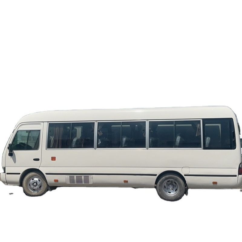 23-30 θέσεις Χρησιμοποιημένο λεωφορείο Toyota Coaster με κινητήρα ντίζελ σε προσιτή τιμή και χωρητικότητα θέσεων