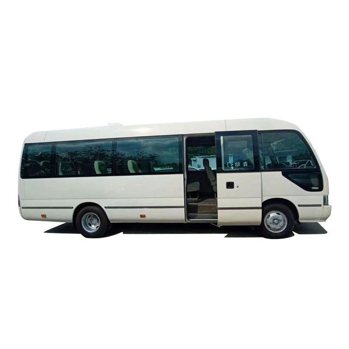 Τουριστικό λεωφορείο πολυτελείας με χειροκίνητο κιβώτιο ταχυτήτων τύπου 29 θέσεων 30 θέσεων Χρησιμοποιούμενο λεωφορείο Toyota Coaster