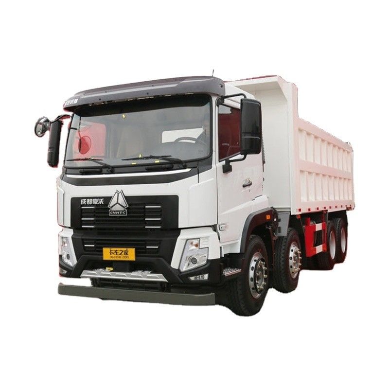 31 τόνων χωρητικότητα φόρτωσης 8X4 HOWO Dump Truck 460HP μεταχειρισμένο με 2 αριθμούς μετατροπής ανάποδα