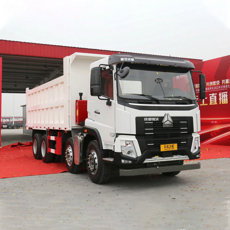 31 τόνων χωρητικότητα φόρτωσης 8X4 HOWO Dump Truck 460HP μεταχειρισμένο με 2 αριθμούς μετατροπής ανάποδα
