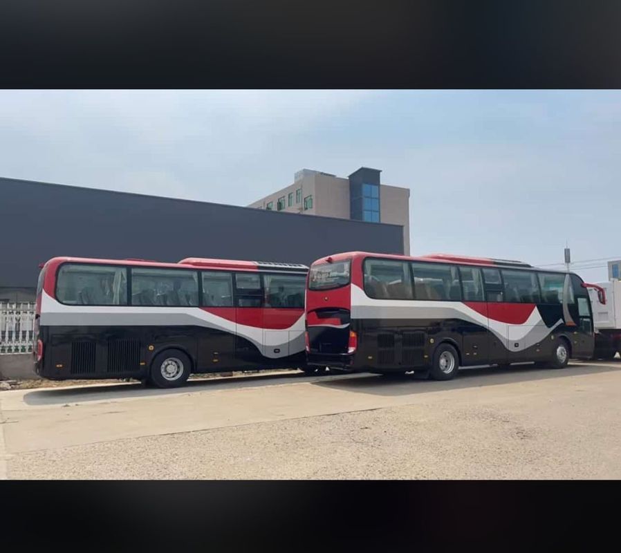 Μπροστά/πίσω πεδίο κυκλοφορίας mm 1750/1586 Προσαρμόστε πολυτελές λεωφορείο 50 θέσεων χρησιμοποιημένο λεωφορείο αριστερόχειρας
