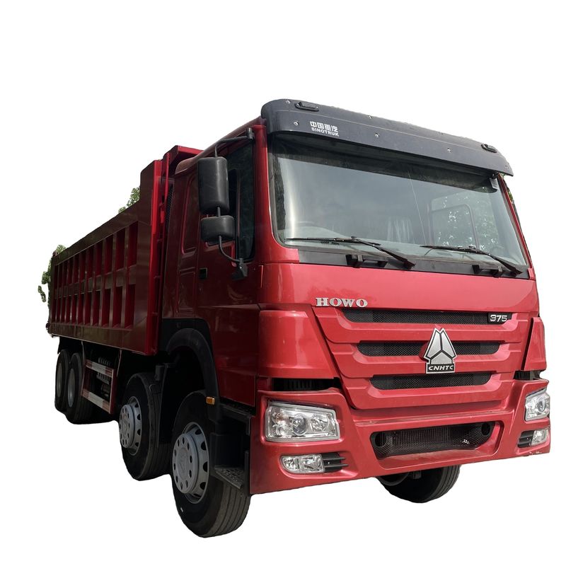 Μέγιστη ροπή 1500-2000Nm SINO TRUCK Χρησιμοποιείται HOWO 8*4 βαρύ φορτηγό απορριμμάτων
