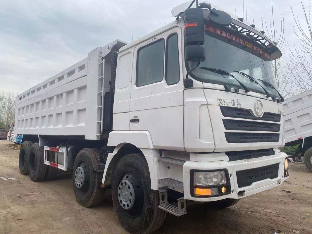 WEICHAI Μηχανή Χρησιμοποιείται Shacman Howo 380HP 8 * 4 βαρύ φορτηγό σκουπιδοτεμαχτήρα φορτηγό σκουπιδοτεμαχτήρα