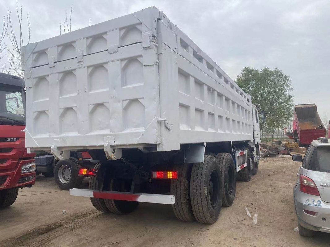 WEICHAI Μηχανή Χρησιμοποιείται Shacman Howo 380HP 8 * 4 βαρύ φορτηγό σκουπιδοτεμαχτήρα φορτηγό σκουπιδοτεμαχτήρα