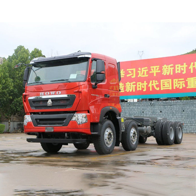 440HP 8X4 HOWO Dump Truck Ιδανικό για Μηχανικές Μεταφορές Αντίστροφη αλλαγή αριθμός 2