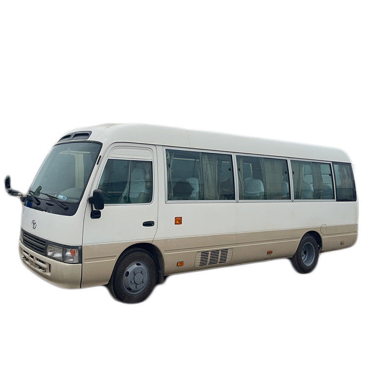 Λούξυ μεταχειρισμένο Toyota Coaster 30 θέσεων ντίζελ λεωφορείο για το πρότυπο εκπομπών Euro 3