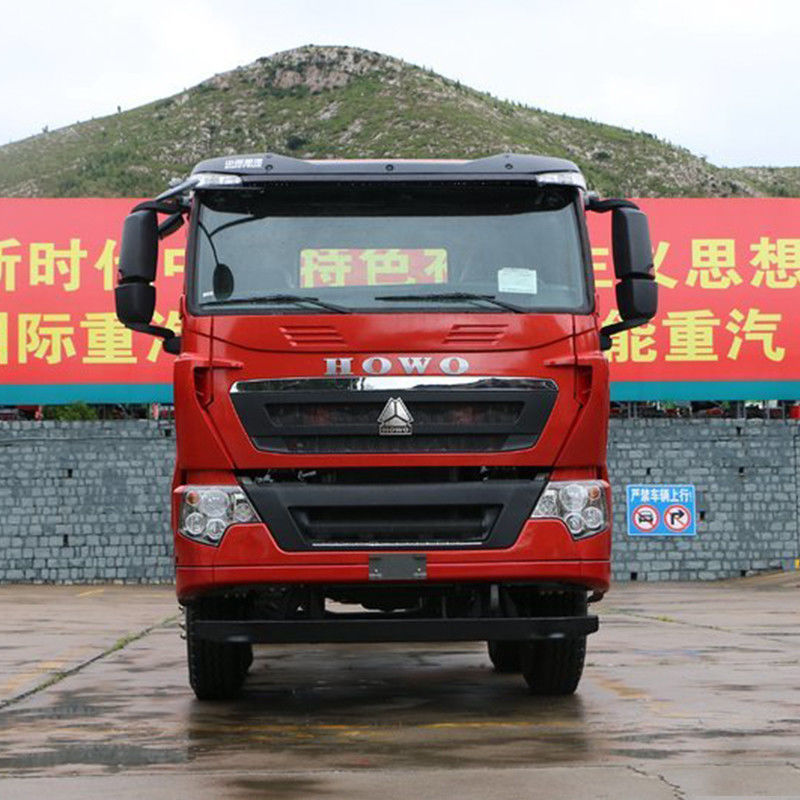 440hp 8X4 8m T7H HOWO Χρησιμοποιημένο φορτηγό με κανονικό κάθισμα οδηγού σε προσιτή τιμή