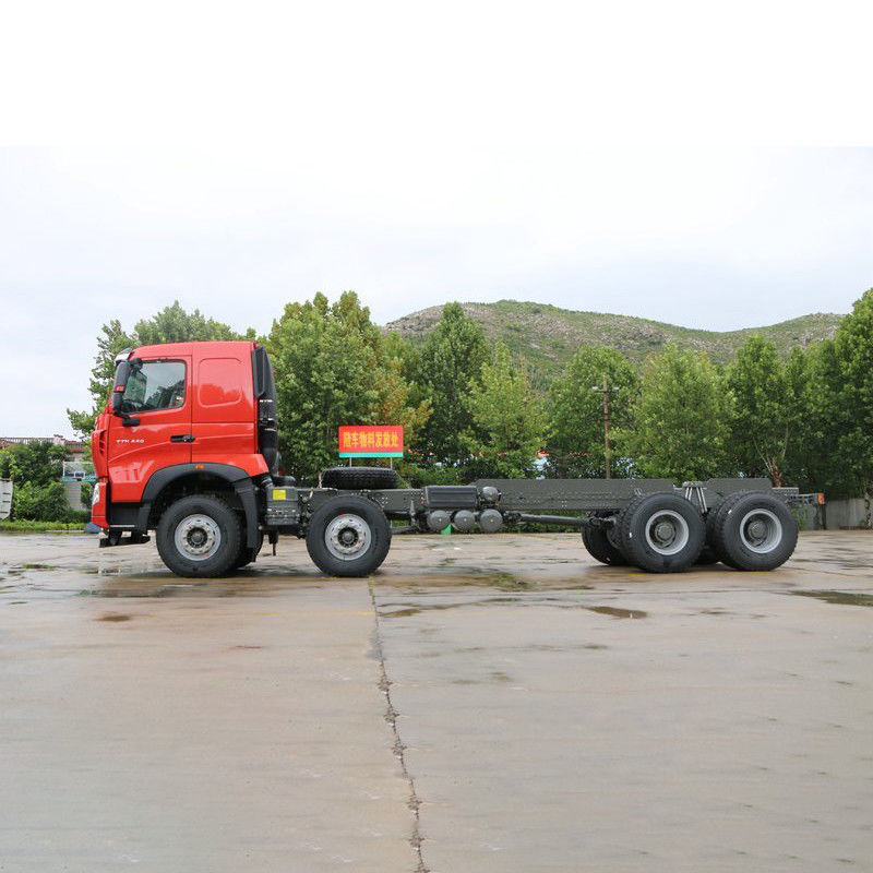 440hp 8X4 8m T7H HOWO Χρησιμοποιημένο φορτηγό με κανονικό κάθισμα οδηγού σε προσιτή τιμή