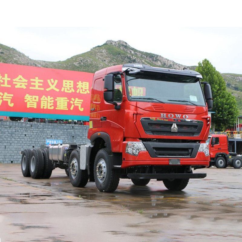 440hp 8X4 8m T7H HOWO Χρησιμοποιημένο φορτηγό με κανονικό κάθισμα οδηγού σε προσιτή τιμή