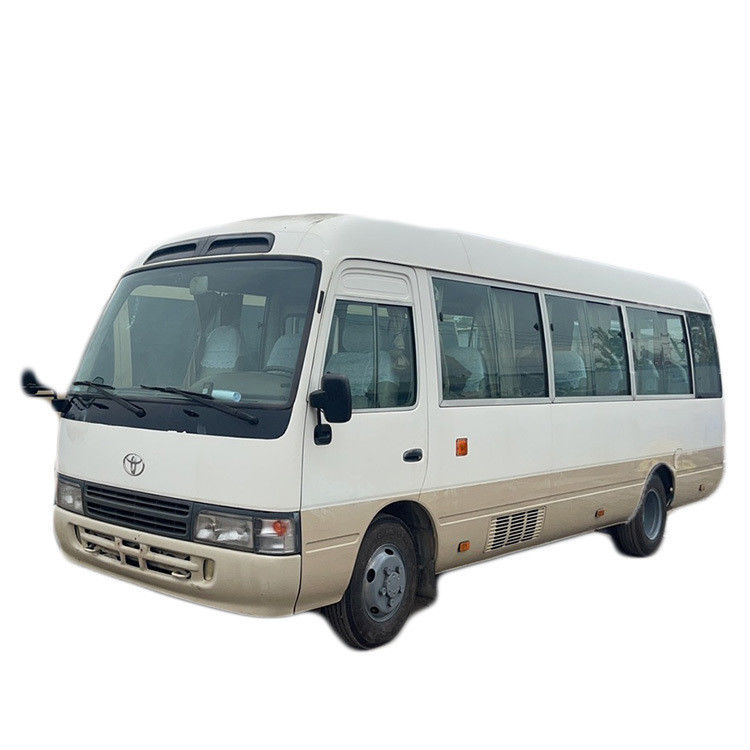 30 θέσεις αριστερό σύστημα οδήγησης Toyota Coaster Bus με χειροκίνητο κιβώτιο ταχυτήτων και εκπομπές Euro2-6