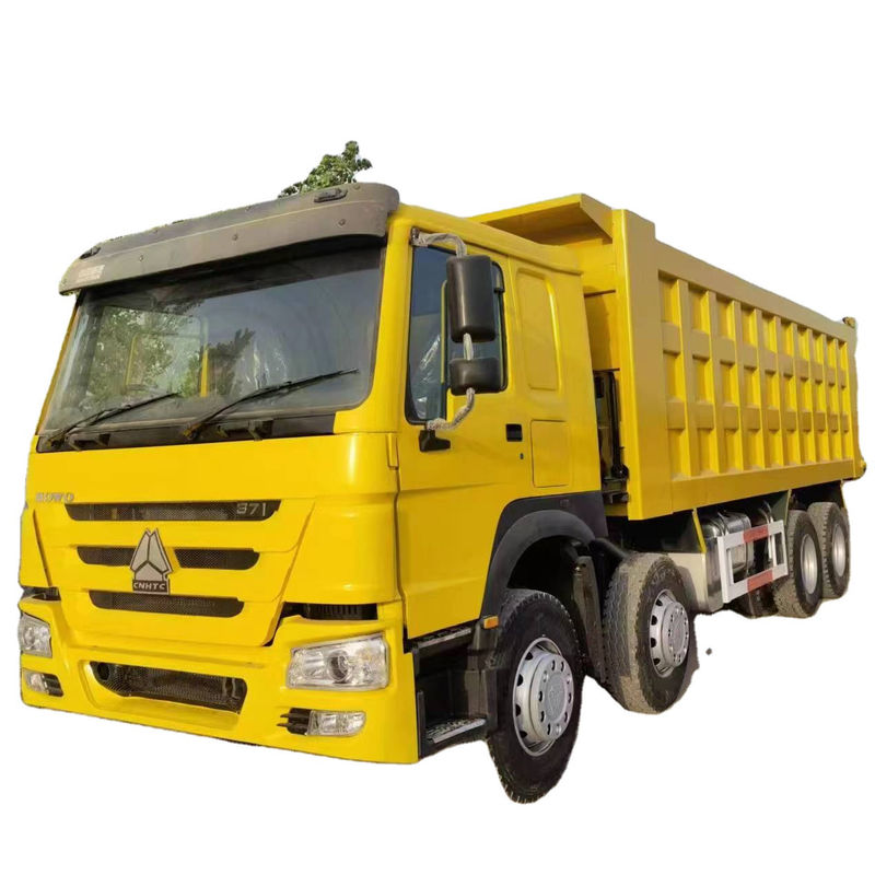 RHD SINO HOWO 8X4 Χρησιμοποιούμενο βαρύ φορτηγό G.V.W. 31T κιβώτιο ταχυτήτων