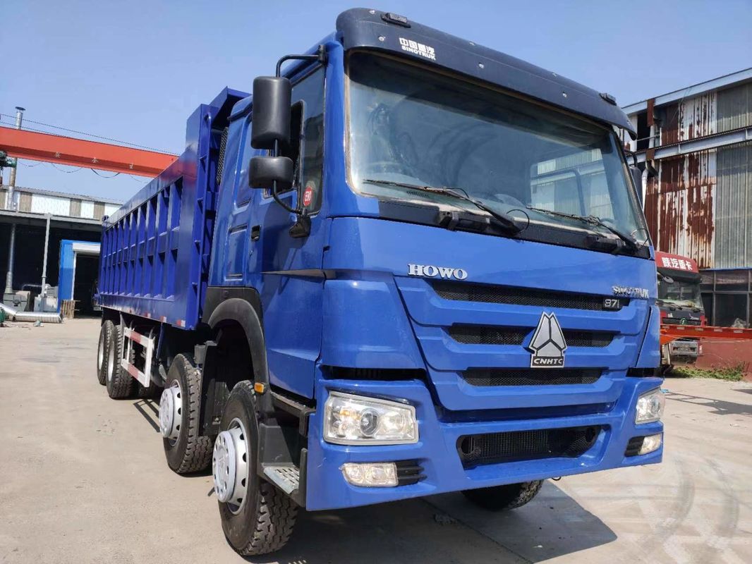 7300*2300*1500 Χρησιμοποιούμενη δεξαμενή φορτίου HOWO 8X4 βαρύ φορτηγό απορριμμάτων RHD