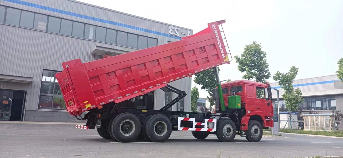 Shacman HOWO 380HP 8*4 βαρύ φορτηγό σκουπιδοτεμαχίας