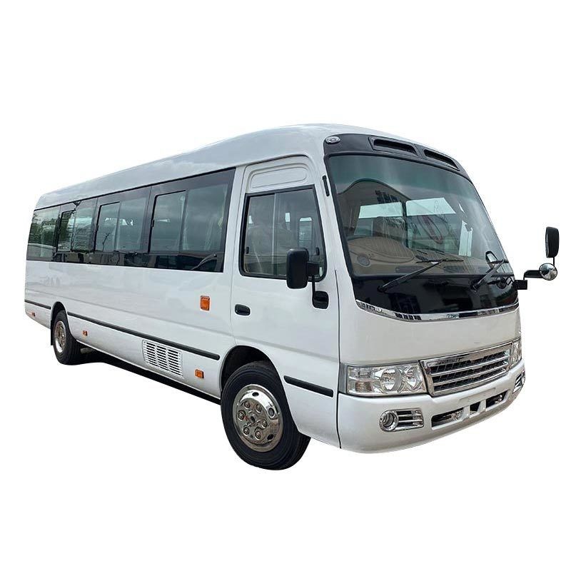 Χρησιμοποιούμενο χειροκίνητο Rhd Toyo ta Coaster Bus με κινητήρα και απόδοση τουρμποφορτιστή