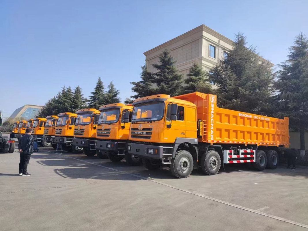 Μέγιστη ισχύς 400ps Shacman HOWO 380HP 8 * 4 βαρύ φορτηγό ντάμπινγκ