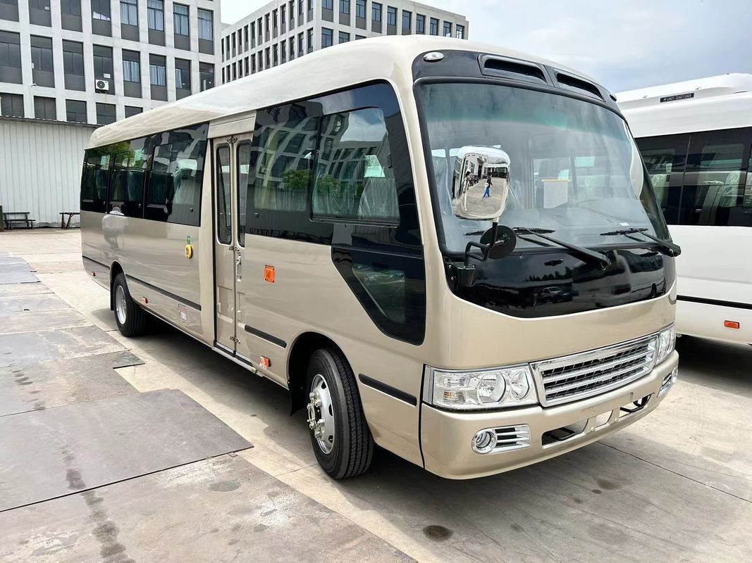 Αριστερό Toyota Coaster λεωφορείο 23-31 θέσεις Μίνι λεωφορείο με καλή χωρητικότητα κινητήρα ντίζελ 4L