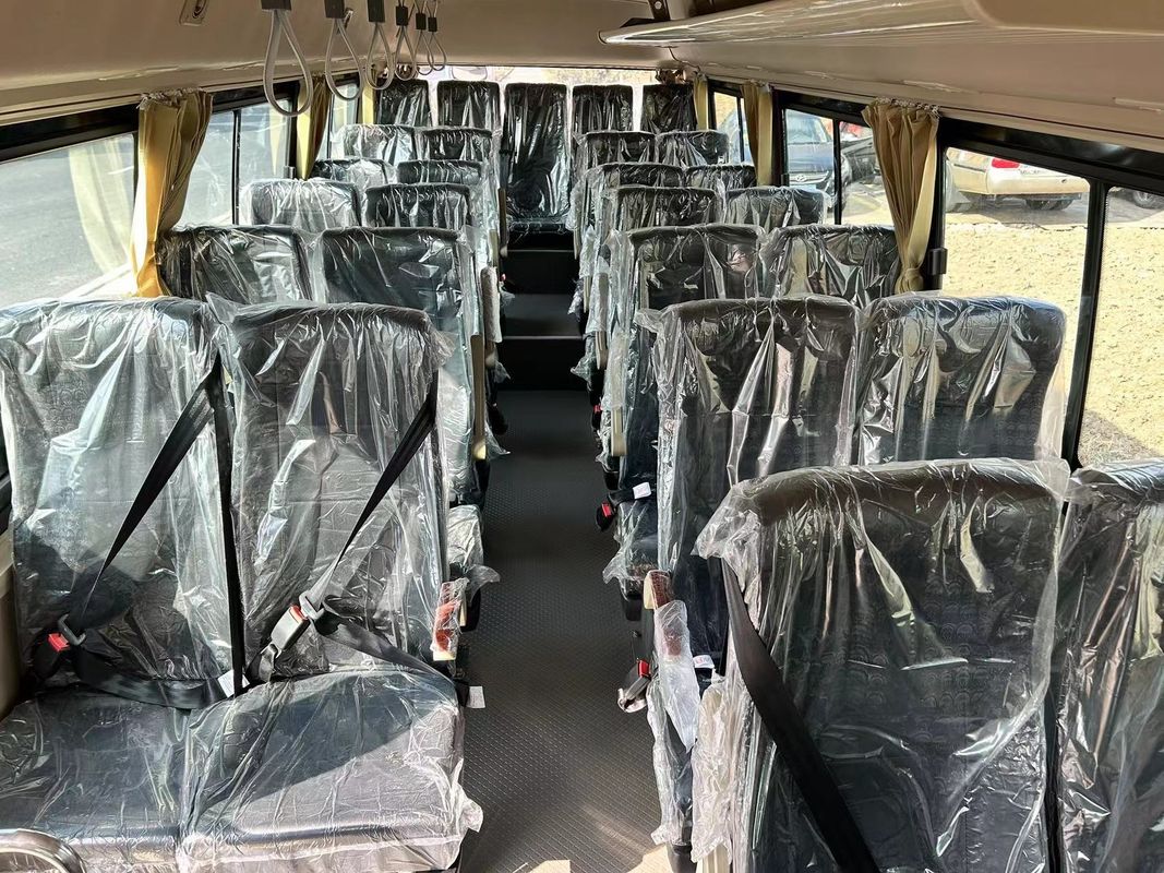 Αριστερό Toyota Coaster λεωφορείο 23-31 θέσεις Μίνι λεωφορείο με καλή χωρητικότητα κινητήρα ντίζελ 4L