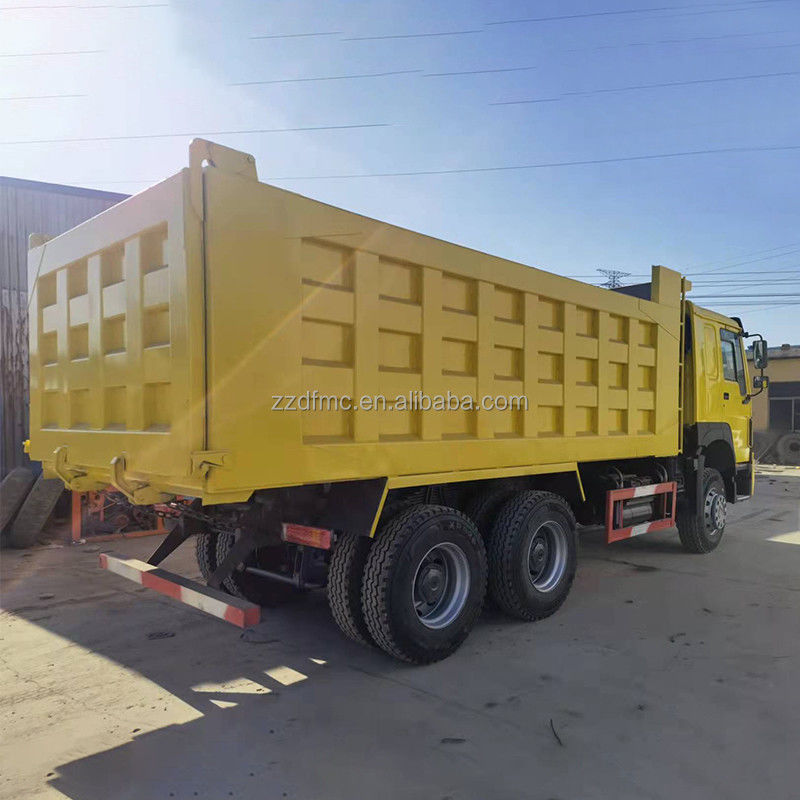 Χρησιμοποιούμενο Howo 6x4 Dump Truck 24 κυβικά μέτρα Τανκ φορτίου μήκος 4,2-5,3m και οθόνη αφής