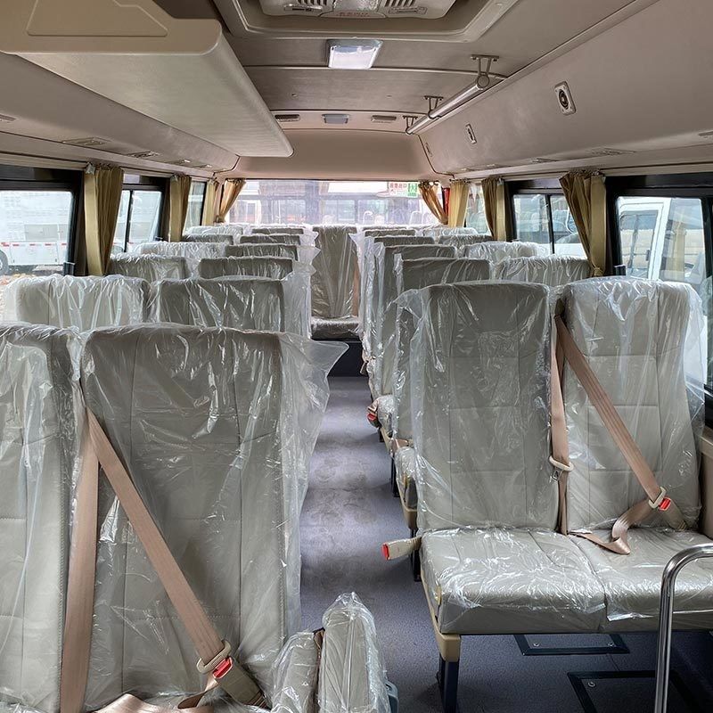 Δεύτερο χέρι τουριστικό λεωφορείο πολυτελείας 2023 Toyo ta Coaster 30 θέσεων LHD RHD κινητήρας ντίζελ