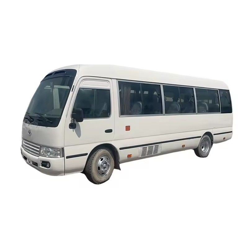 2019 Toyota Coaster λεωφορείο με κινητήρα τουρμποφορτιστή LHD μπροστινό κινητήρα Minibus