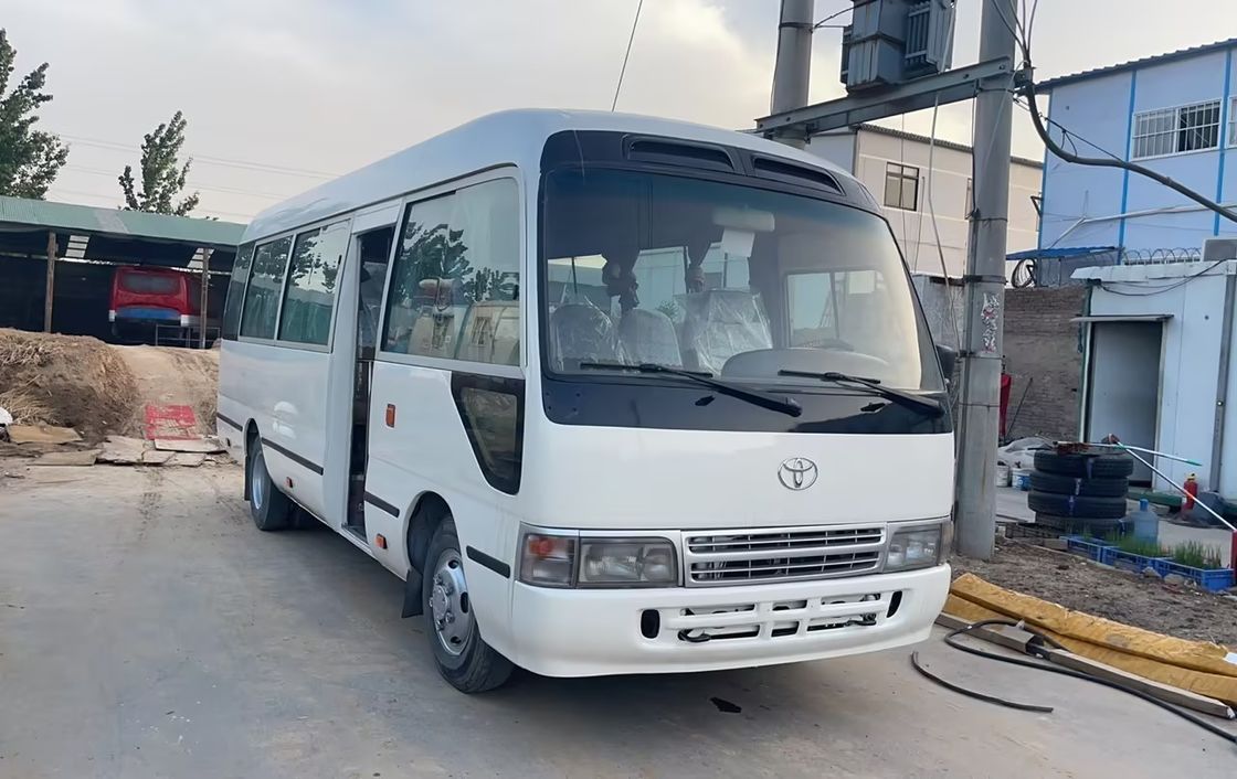 2019 Toyota Coaster λεωφορείο με κινητήρα τουρμποφορτιστή LHD μπροστινό κινητήρα Minibus