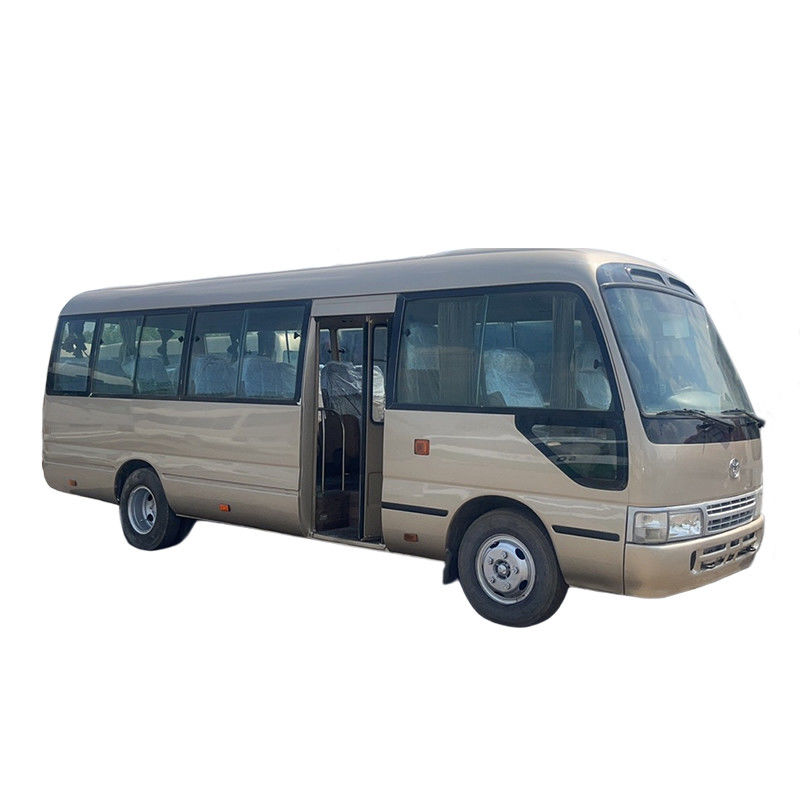 Χρησιμοποιούμενο λεωφορείο Toyota Coaster LHD RHD 30 θέσεων Μίνι λεωφορείο βενζίνης Euro 3 πρότυπο εκπομπών