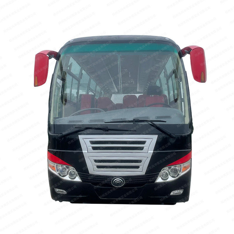 Αριστερός οδηγός 57 θέσεις Χρησιμοποιούμενα λεωφορεία Κινέζικα προσαρμοσμένα λεωφορεία λεωφορείο με ελαστικά 11R22.5