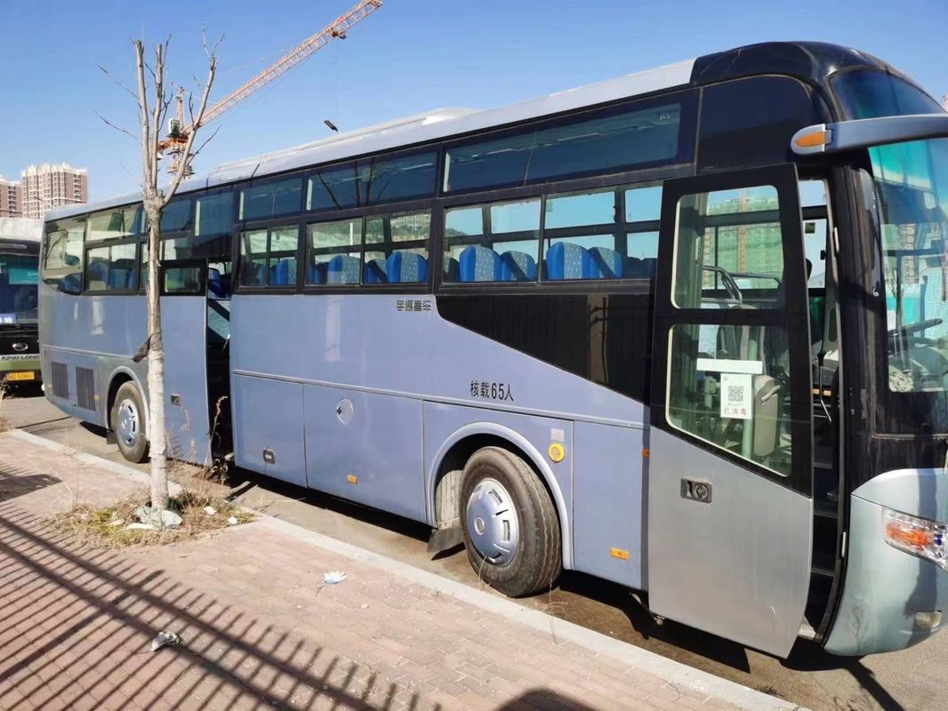 25-55 θέσεις Yutong Bus Χρησιμοποιούμενο λεωφορείο με χειροκίνητο κιβώτιο μετάδοσης με κινητήρα Yuchai