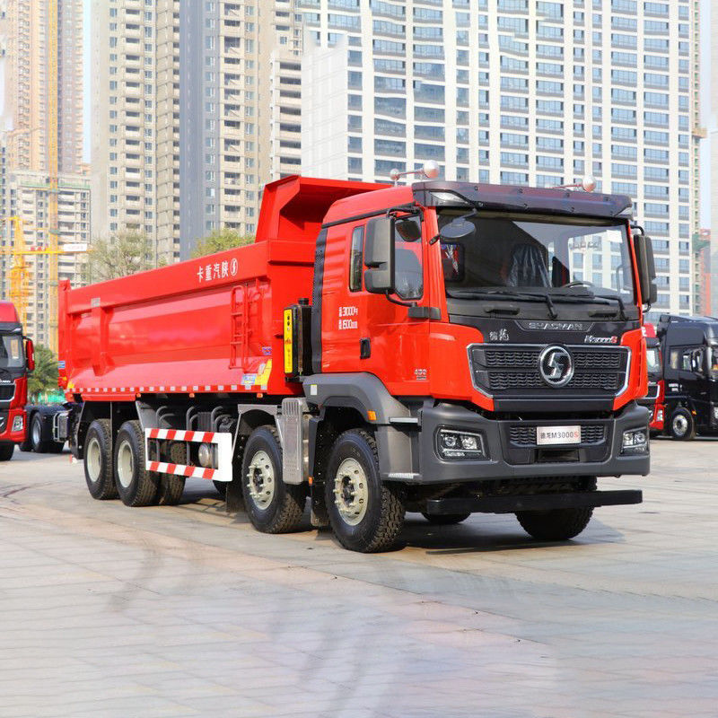 350hp 8x4 6.8m Shacman φορτηγό με 12 ελαστικά και Euro 2 πρότυπο εκπομπών