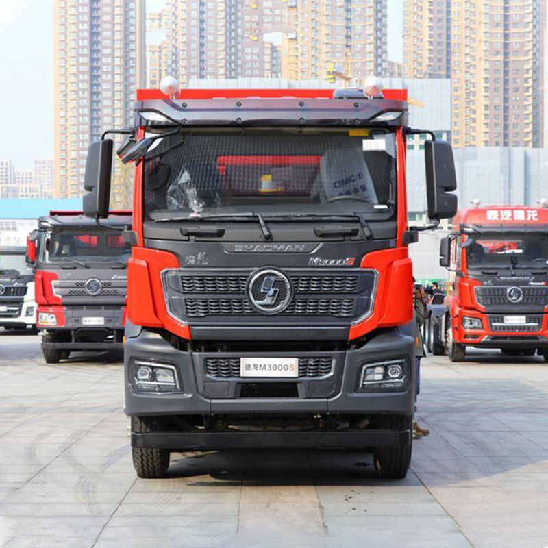 350hp 8x4 6.8m Shacman φορτηγό με 12 ελαστικά και Euro 2 πρότυπο εκπομπών
