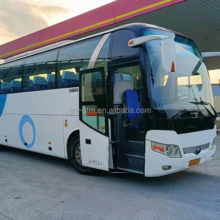 Χρησιμοποιούμενο λεωφορείο Yutong 54 θέσεις αριστερό οδηγό λεωφορεία με μέγιστη ταχύτητα 90 χλμ/ώρα και 2 αερόσακους