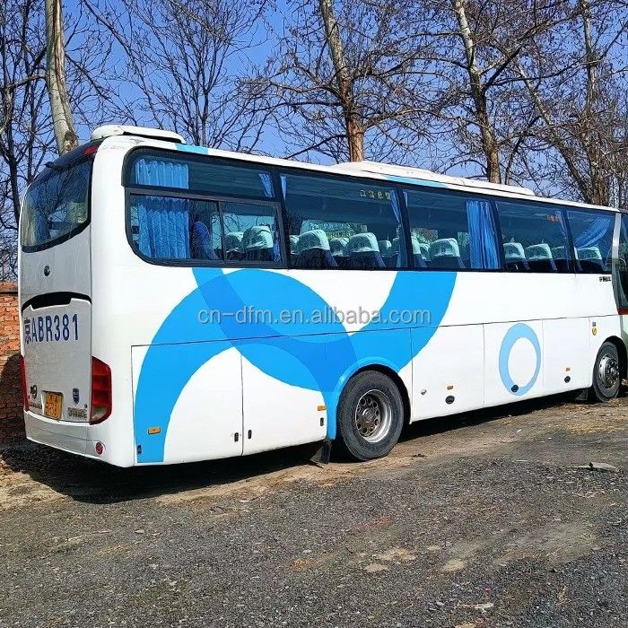 Χρησιμοποιούμενο λεωφορείο Yutong 54 θέσεις αριστερό οδηγό λεωφορεία με μέγιστη ταχύτητα 90 χλμ/ώρα και 2 αερόσακους